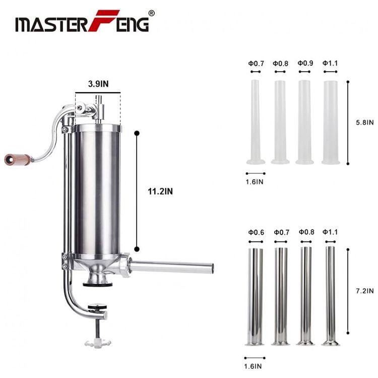 MASTER-FENG-Sausage-Stuffer--Faca-Linguicas-Caseiras-com-Imagem-1