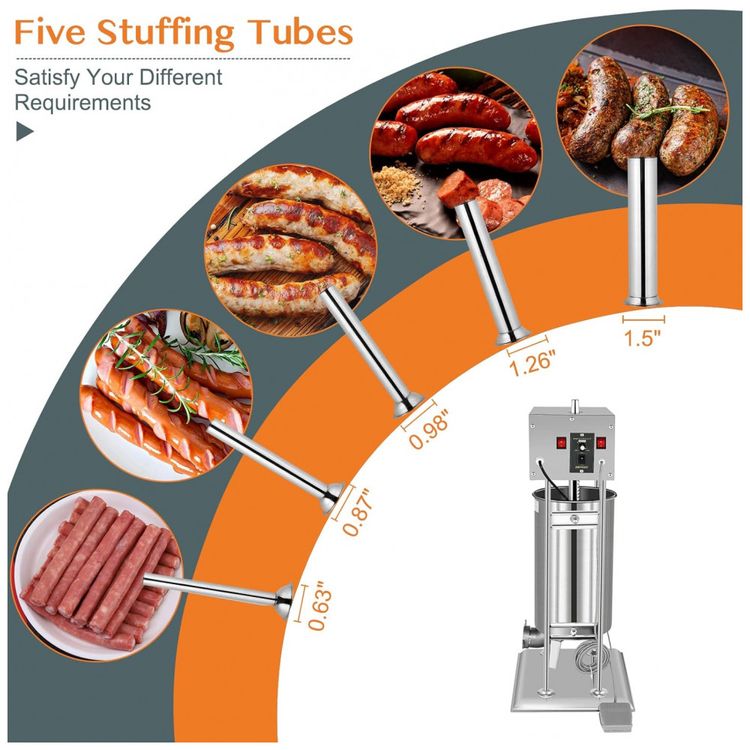 ROVSUN-15.4LBS10L-Maquina-de-Encher-Linguica-Eletrica-Imagem-4