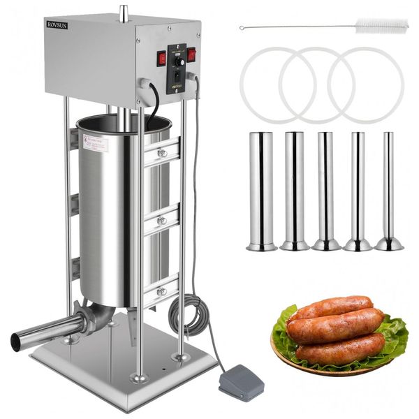 Maquina-de-Fazer-Linguica-Eletrica-ROVSUN-30L-66LB-em-Aco-Imagem-0