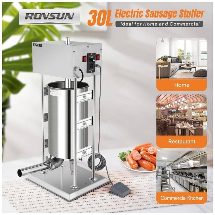 Maquina-de-Fazer-Linguica-Eletrica-ROVSUN-30L-66LB-em-Aco-Imagem-1