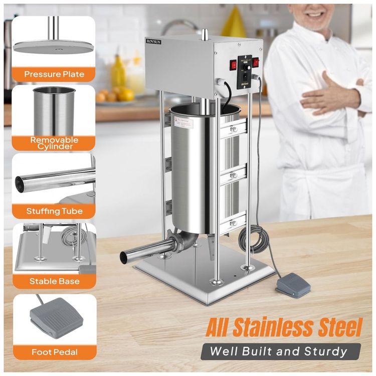 Maquina-de-Fazer-Linguica-Eletrica-ROVSUN-30L-66LB-em-Aco-Imagem-2