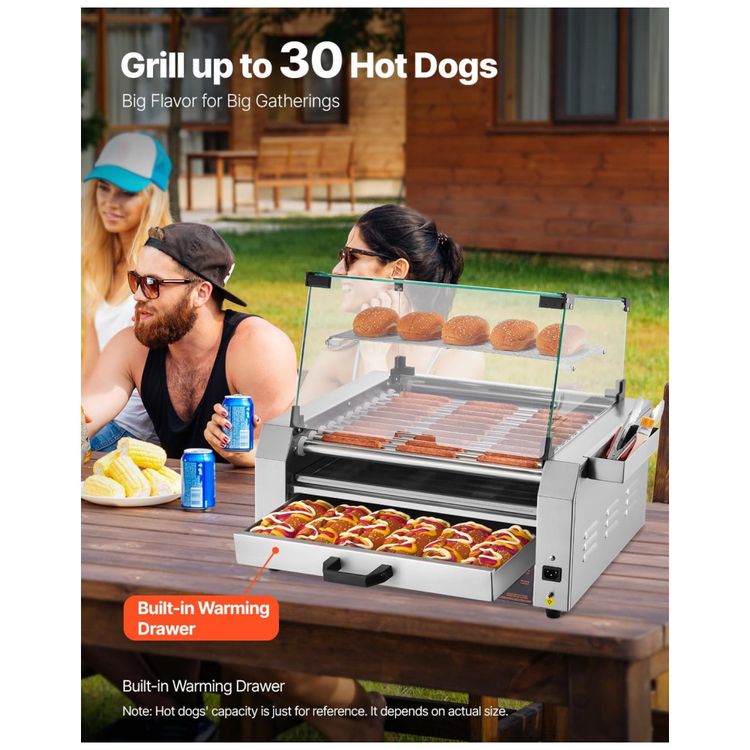 Maquina-de-Cachorro-Quente-VEVOR-30-Salsichas-em-11-Rolos-Imagem-1