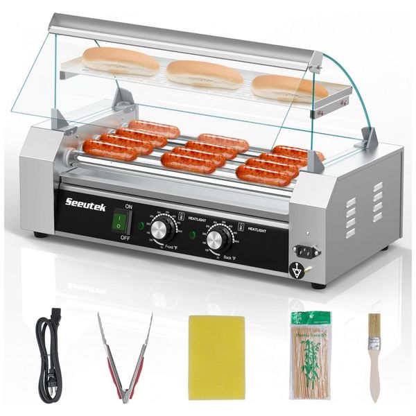 Maquina-de-Cachorro-Quente-Seeutek-com-5-Rolos-Capacidade-Imagem-0
