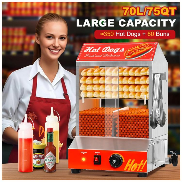 Steamer-de-Cachorro-Quente-Cabana-de-Aco-Inoxidavel-com-2-Imagem-1