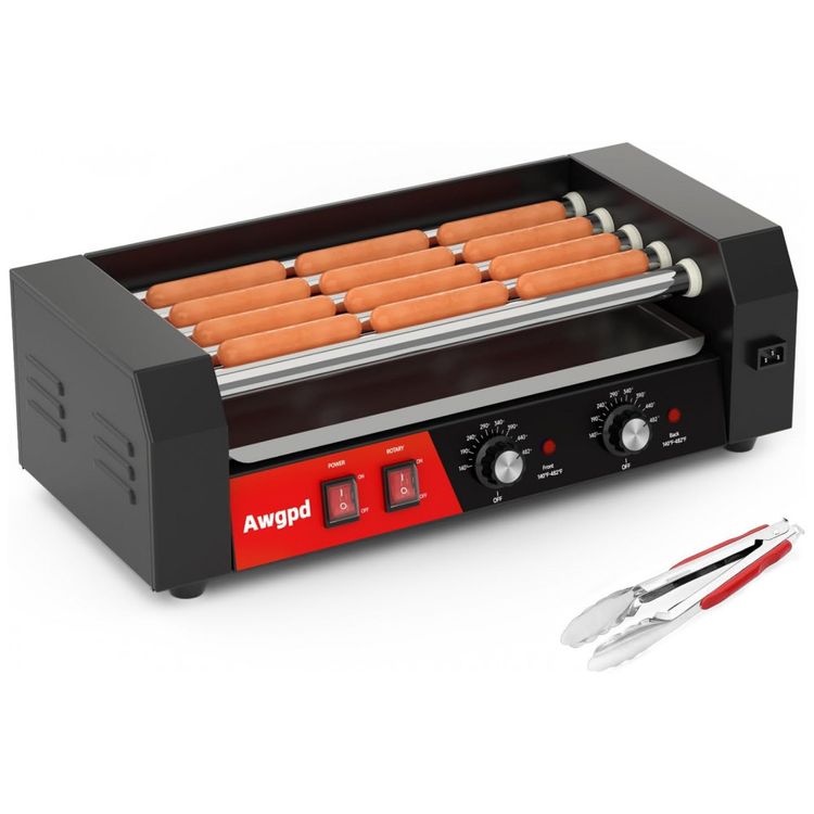 Maquina-de-Fazer-Hot-Dog-com-5-Rolos-de-Aco-Inoxidavel-Imagem-0