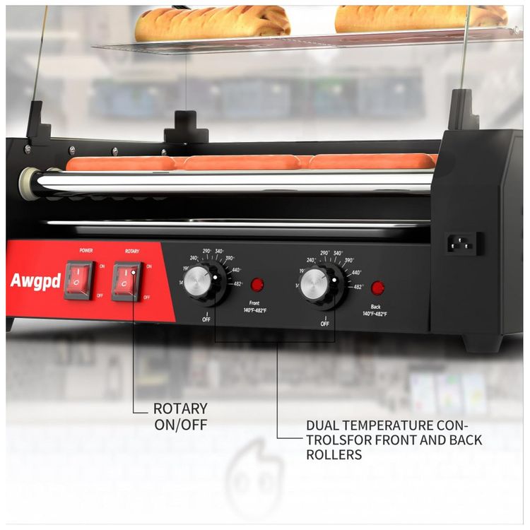 Maquina-de-Fazer-Hot-Dog-com-5-Rolos-de-Aco-Inoxidavel-Imagem-5