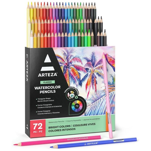Lapis-de-Aquarela-Arteza-72-cores-Conjunto-de-lapis-Imagem-0