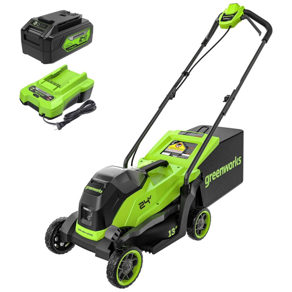 Cortador de Grama sem Fio Greenworks 24V 13