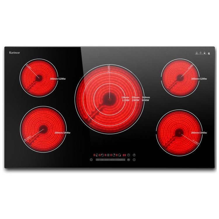 Cooktop-Eletrico-Karinear--5-Queimadores-Vidro-Imagem-0