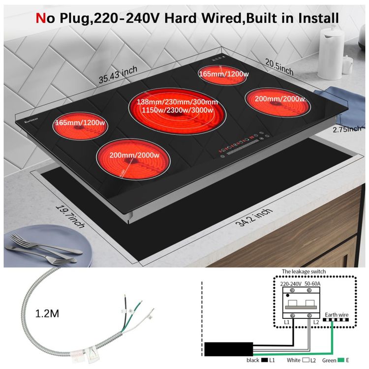 Cooktop-Eletrico-Karinear--5-Queimadores-Vidro-Imagem-2