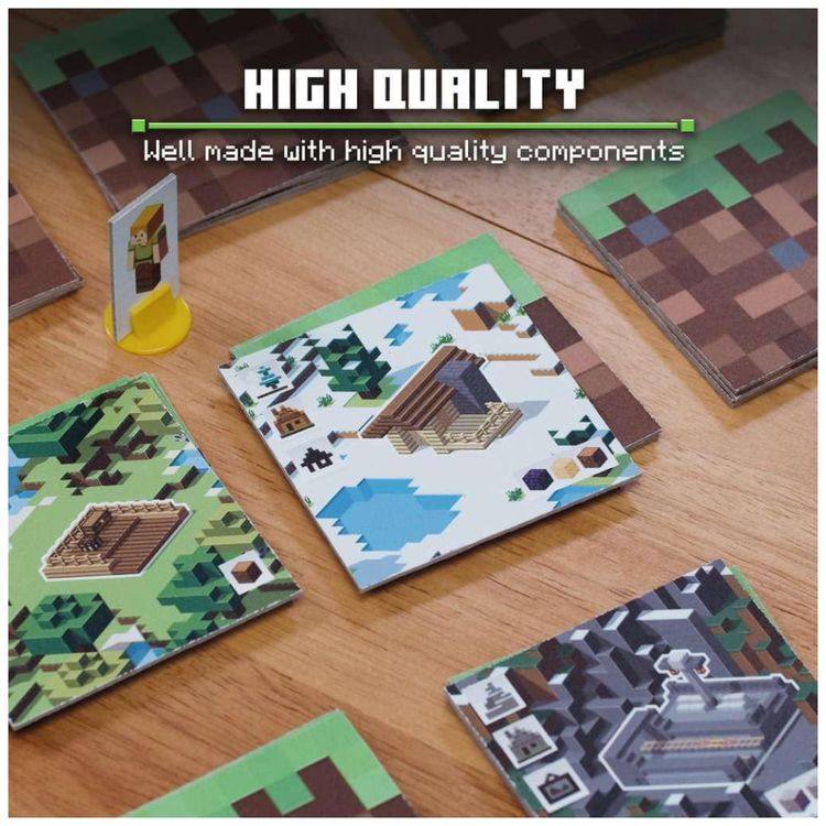 Ravensburger-Minecraft-Builders-Biomes---Jogo-de-Tabuleiro-Imagem-6