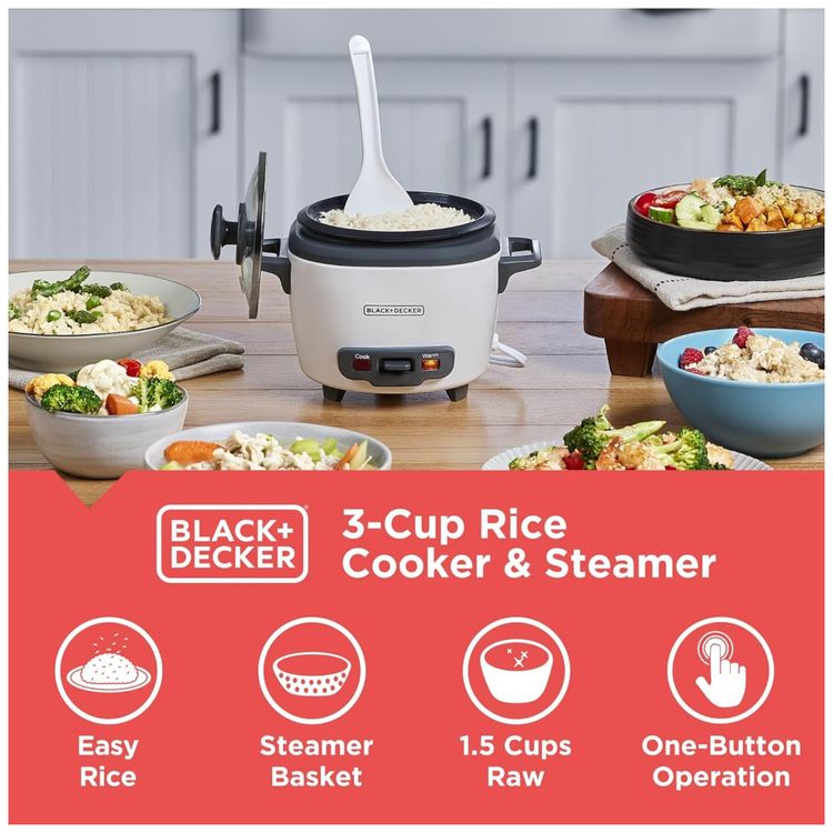 Panela-Eletrica-de-Arroz-BLACK-DECKER-3-Copos-15-Copo-de-Imagem-1