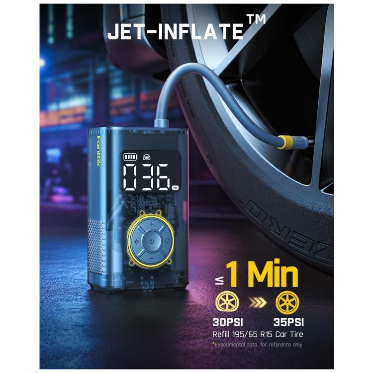 Inflador-de-Pneus-Portatil-Fanttik-X9-Pro-para-Carros-Imagem-1