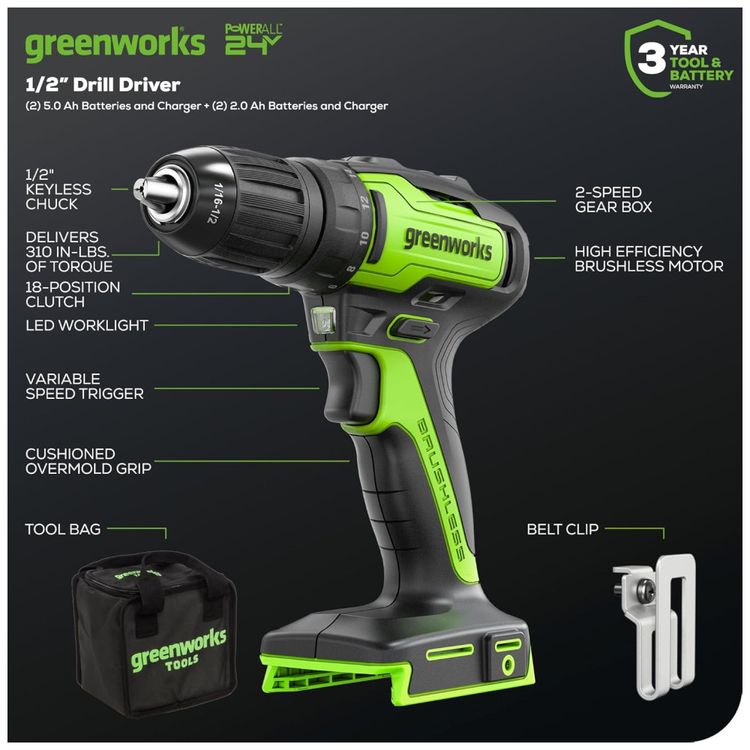 Kit-Greenworks-48V--Cortador-Brushless-Aparador--Soprador-Imagem-4