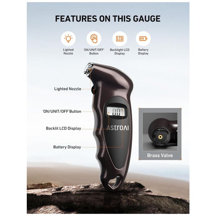 Calibrador-Digital-de-Pressao-de-Pneus-AstroAI-com-Bateria-Imagem-1