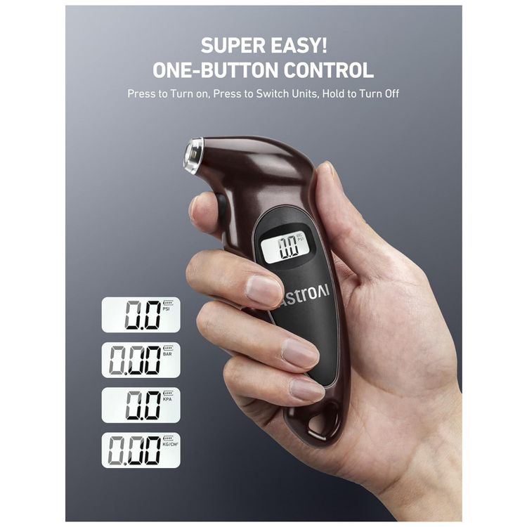 Calibrador-Digital-de-Pressao-de-Pneus-AstroAI-com-Bateria-Imagem-3