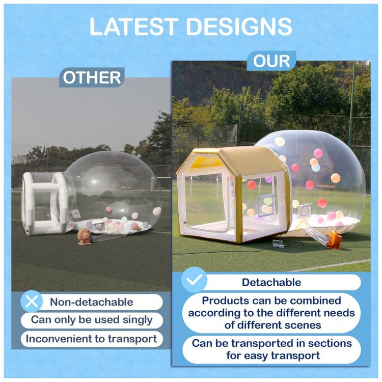 Tenda-Inflavel-de-Bolha-Transparente-de-3m-para-Criancas-Imagem-3