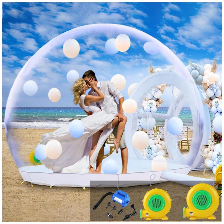 Casa-de-Bolha-Inflavel-TPU-10-pes-com-Duplo-Duto-de-Ar-Imagem-0