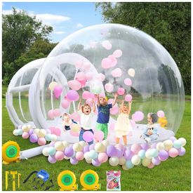 Casa-de-Bolha-Inflavel-de-3-metros-Brinquedo-com-Tenda-de-Imagem-0
