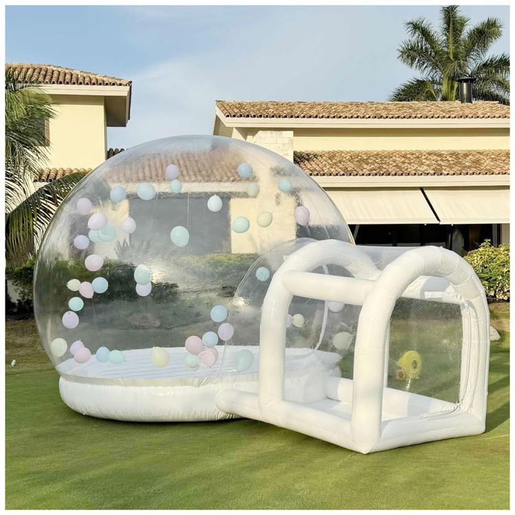 Casa-Inflavel-de-Bolha-de-3m-com-Area-de-Pulo-Comercial-de-Imagem-0