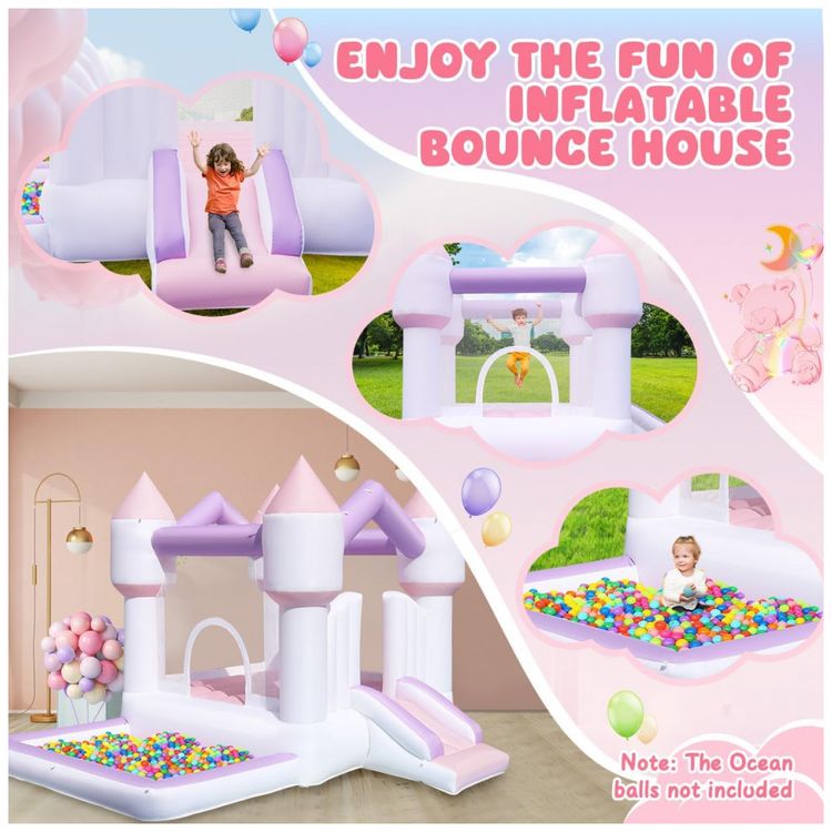 Casa-Inflavel-para-Criancas-com-Toboga-e-Piscina-de-Imagem-1