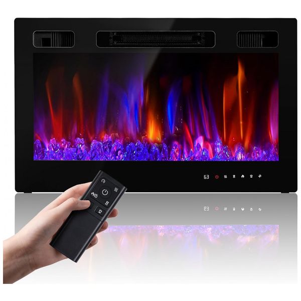 Lareira-Eletrica-Embutida-762-cm-RealSmart-1500W---Imagem-0