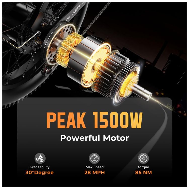 EUY-Bicicleta-Eletrica-para-Adultos-com-Motor-de-Pico-de-Imagem-1