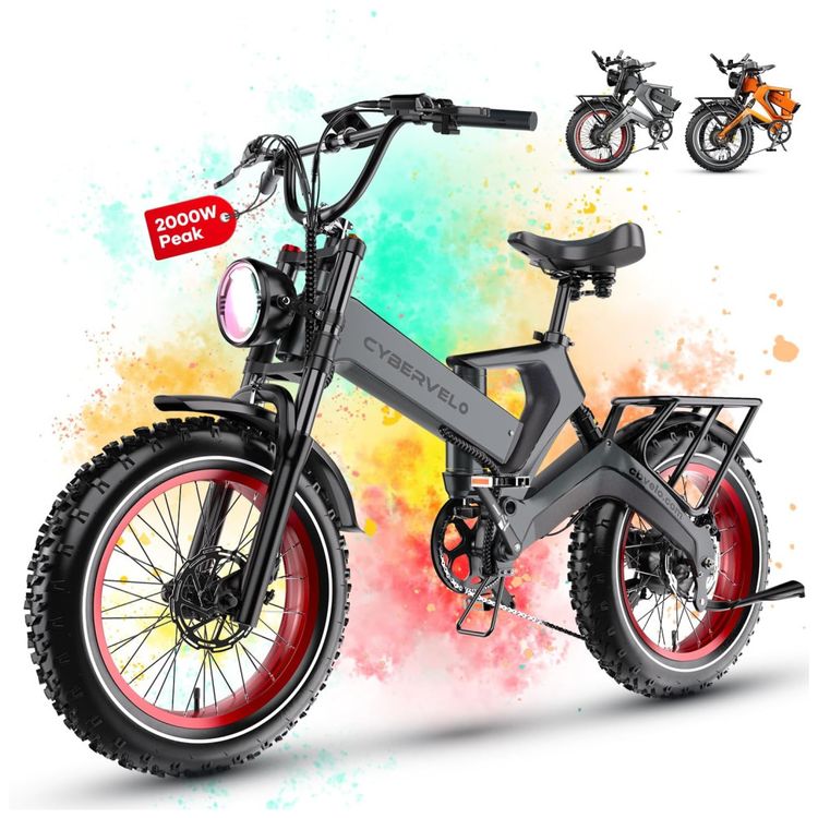 Bicicleta-Eletrica-Dobravel-Cybervelo-1000W-de-Pico-2000W-Imagem-0
