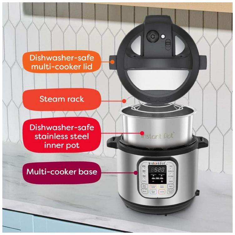 Panela-de-Pressao-Eletrica-Duo-80-7-em-1-Aco-inoxidavel-Imagem-1