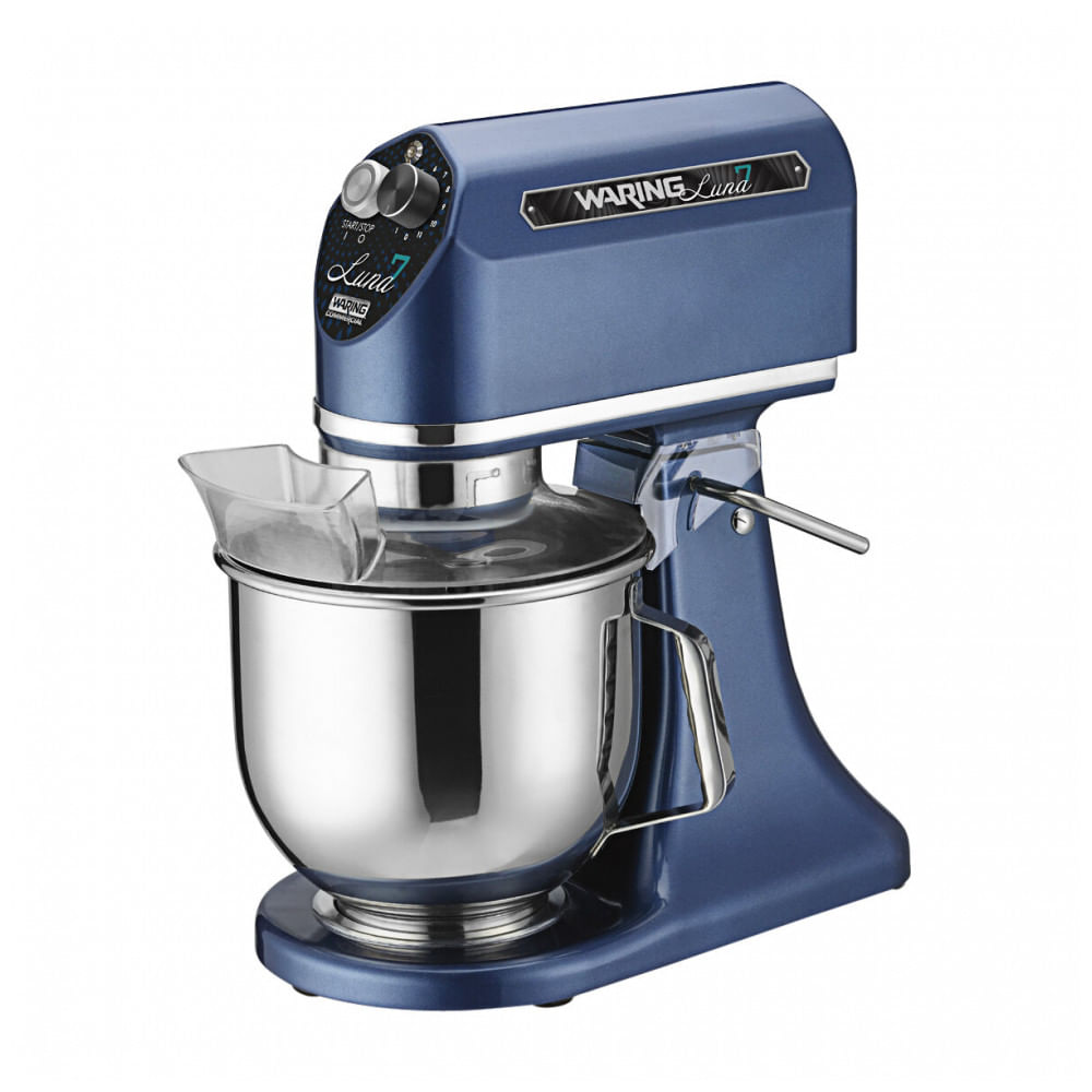 Misturador,Mixer Comercial Planetário Waring Luna WSM7L de Bancada com Inclinação de 6,62 Litros, Acessórios Padrão e Protetor - 110V, 350W
