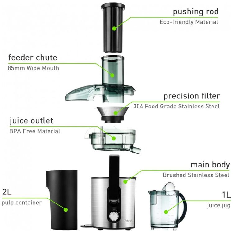 FaayFian-Centrifuga-de-Frutas-Capacidade-700-mL-600W-110V...-Imagem-1