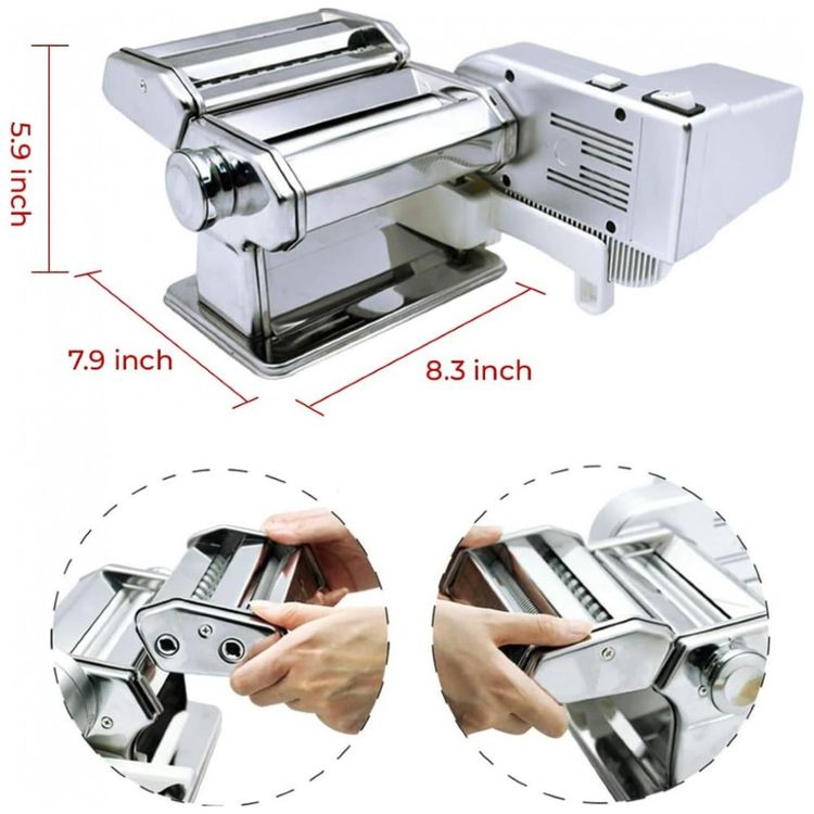 Shule-Pasta-Maker-Machine-Includes-Motor-Hand-Crank-and...-Imagem-4