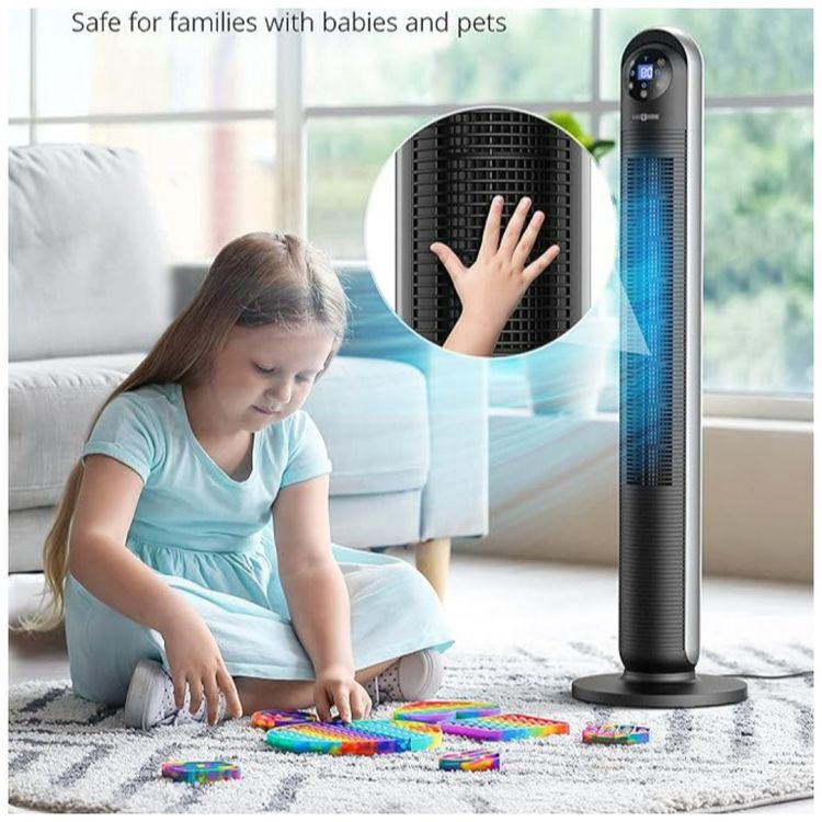 Ventilador-de-Torre-com-12-Velocidades-Controle-Remoto...-Imagem-1