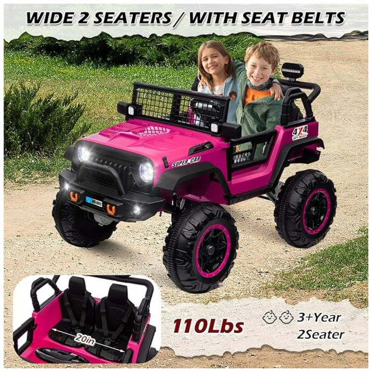 Carro-Eletrico-Infantil-a-Bateria-12V-com-MP3...-Imagem-1