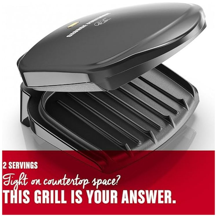 Grill-110v-GEORGE-FOREMAN-GR10B-Preto-Imagem-1