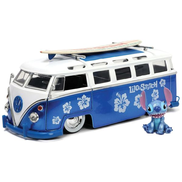 Brinquedo-Lilo-Stitch-e-Carro-Volkswagen-T1-Bus-Imagem-0