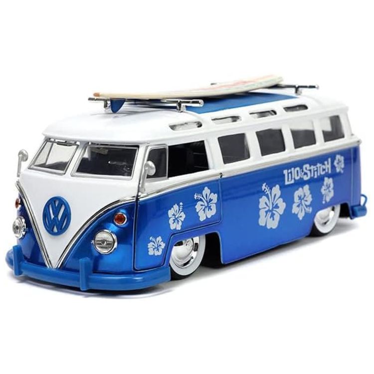 Brinquedo-Lilo-Stitch-e-Carro-Volkswagen-T1-Bus-Imagem-1