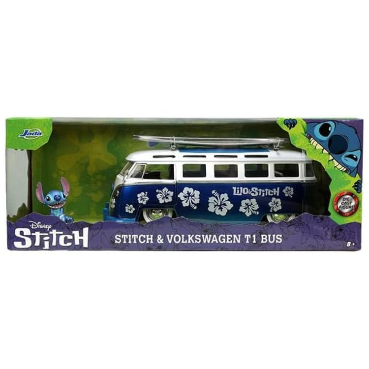 Brinquedo-Lilo-Stitch-e-Carro-Volkswagen-T1-Bus-Imagem-6
