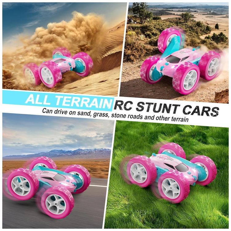 Carro-de-Controle-Remoto-Rosa-para-Meninas-Imagem-4