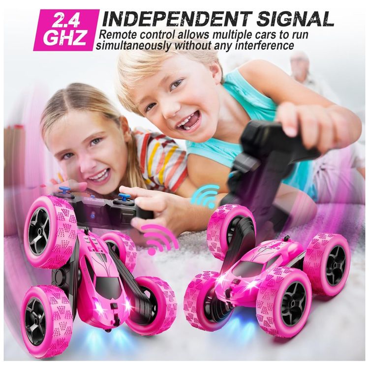 Carrinho-de-Controle-Remoto-Rosa-para-Meninas-Imagem-2