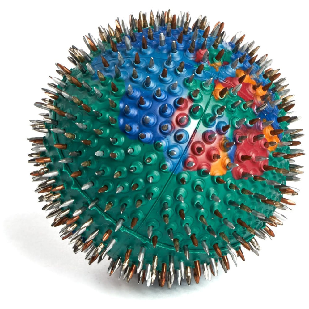 Encontraproduto.com.br - Bola de Massagem para Mãos, Pés de Acupuntura LYAPKO 656 Agulhas. Massageador Ativo de Acupressão Premium para Adultos e Crianças.
