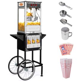 Maquina-de-Pipoca-ROVSUN-Estilo-Cinema-com-Carrinho-e-Rodas-Imagem-0