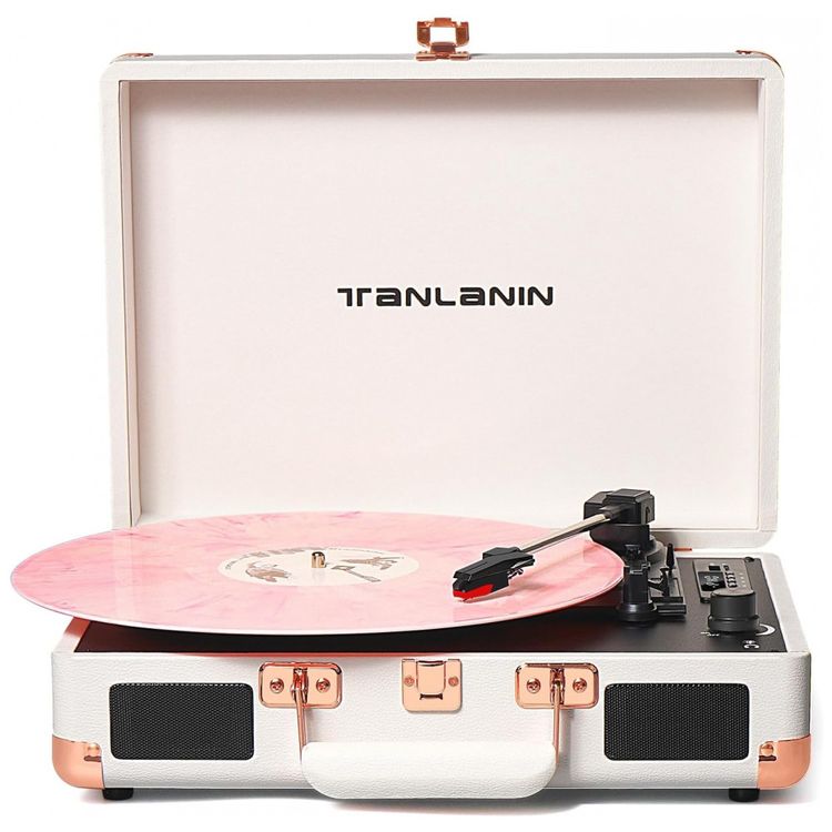 Toca-Discos-de-Vinil-Bluetooth-Vintage-3-Velocidades-Imagem-0