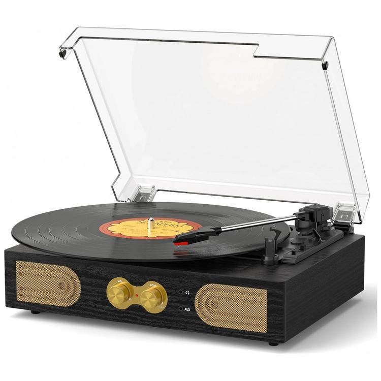 Toca-Discos-de-Vinil-com-Alto-falantes-Integrados-Imagem-0