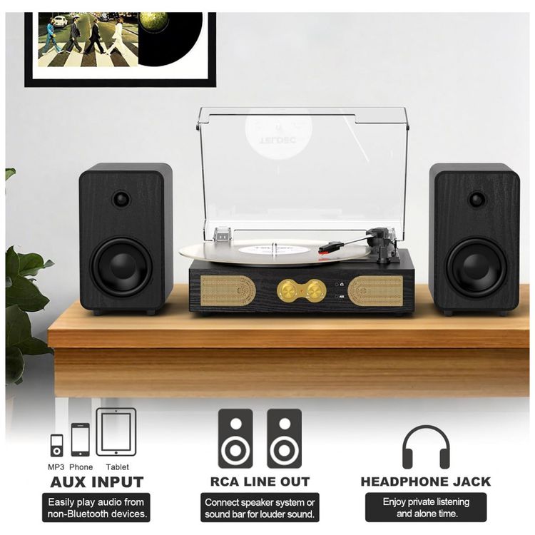Toca-Discos-de-Vinil-com-Alto-falantes-Integrados-Imagem-6