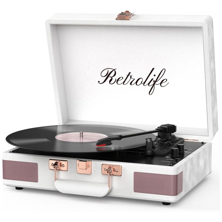 Toca-discos-Retrolife-3-Velocidades-Bluetooth-Portatil-em-Imagem-0
