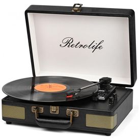 Toca-discos-Retrolife-3-Velocidades-Bluetooth-Portatil-em-Imagem-0