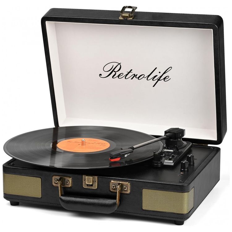 Toca-discos-Retrolife-3-Velocidades-Bluetooth-Portatil-em-Imagem-0