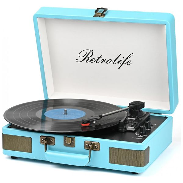 Toca-Discos-Retrolife-Bluetooth-Portatil-em-Maleta-de-Vinil-Imagem-0