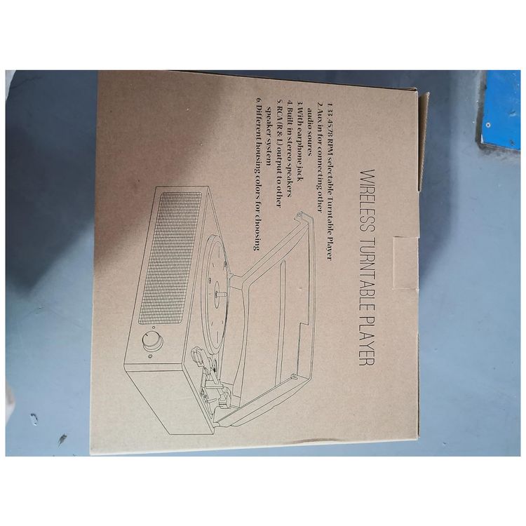 Toca-Discos-de-Vinil-Bluetooth-BeltDriveTurntable-Imagem-8